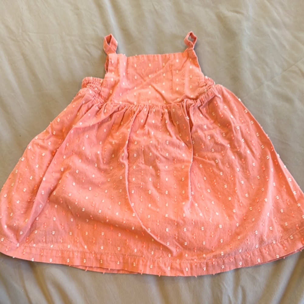 GAP Light Pink Kids Dress with White Dots